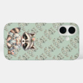 ビンテージ ドレス コテージコア ラクーン パステル Case-Mate iPhoneケース (裏面 (横))