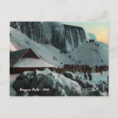 ビンテージ ナイアガラの滝 氷のポストカード ポストカード (正面)