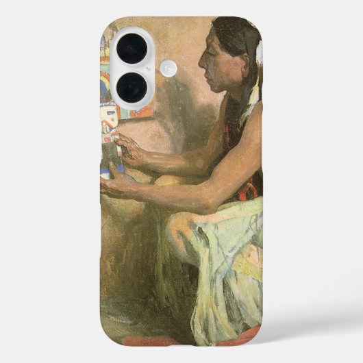 ビンテージ ネイティブアメリカン、 コースによるホピ カチーナ Case-Mate iPhoneケース (裏面)