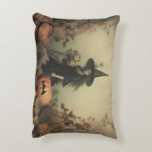 ビンテージ ハロウィン 魔術(3) アクセントクッション (裏面(縦))