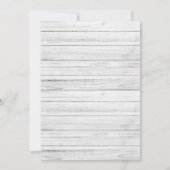 ビンテージ バッファロー 赤トラック & ノーム ホリデーパーティー 招待状 (裏面)