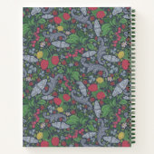 ビンテージ バラ ちょうちょ マリーゴールド レシピ ノートブック (裏面)