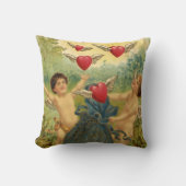 ビンテージ バレンタインデー, ビクトリアンチェルブ ハート クッション (正面)