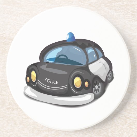 ビンテージ パトカー コースター (正面)