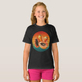 ビンテージ パパイヤ フルーツ 健康食品 ヴィーガン Tシャツ (正面フル)