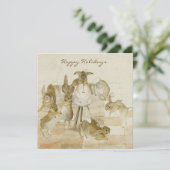 ビンテージ ビアトリクス・ポッター ウサギ クリスマス ホリデー (スタンド正面)