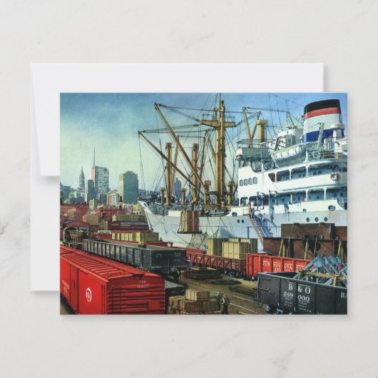 ビンテージ ビジネス、停泊貨物船輸送 (正面)