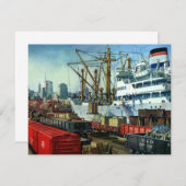 ビンテージ ビジネス、停泊貨物船輸送 (正面/裏面)