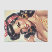 ビンテージ・ビューティ・ガール 薄葉紙 (正面)