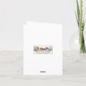 ビンテージ・ビーグル・クリスマス シーズンカード (裏面)