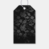 ビンテージ ビーチ シェル ダマスク ナウチカル ギフトタグ (裏面)