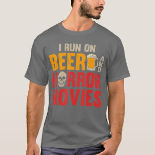ビンテージ ビールとホラー映画で動く Tシャツ