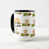 ビンテージ ピンアップ ボマー ノーズ アート ギフト  ザ・ボマー マグカップ (正面左)