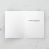 ビンテージ ピンク フローラル アートヌーボー サンキューカード (内部)