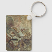 ビンテージ・フェアリー・テイル　エドマンド・デュラックによる人魚 キーホルダー (裏面)