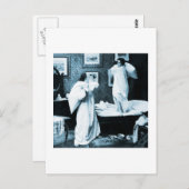 ビンテージ フォトグラフィー 枕投げ ポストカード (正面/裏面)