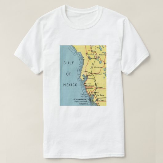 ビンテージ フロリダ メキシコ湾 Tシャツ (デザイン正面)