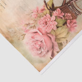 ビンテージ フローラル バイク デザイン, レトロ 薄葉紙 (詳細)