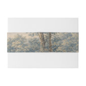 ビンテージ ブルー トワール フレンチ タペストリー エレガント ウェディング 招待状ベリーバンド (裏面例)