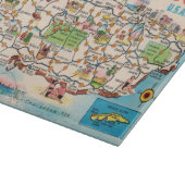 ビンテージ プエルトリコ地図 カッティングボード (角)