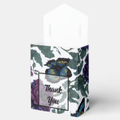 ビンテージ プラム パープル マゼンタ 花の蝶 フェイバーボックス (オープン)