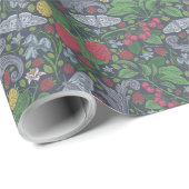 ビンテージ ベリーズ バタフリーズ マリゴールド カーネーションズ ラッピングペーパー (ロールコーナー)