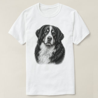 ビンテージ ベルナーゼンネンハウンド やさしい肖像 デザイン Tシャツ