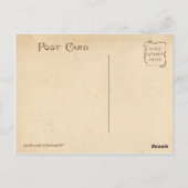 ビンテージ　ホースシュー　ホリーリーフ＆ベリー　フレーム ポストカード (裏面)