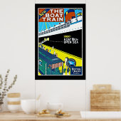 ビンテージ ボストン メイン鉄道の旅行ポスター ポスター (キッチン)