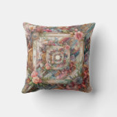 ビンテージ マキシマリスト インテリア クッション (裏面)