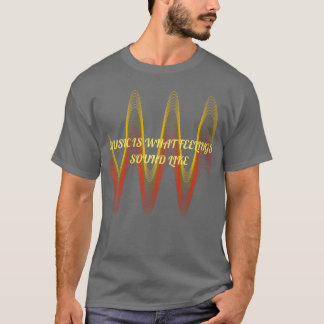 ビンテージ ミュージック ウェーブ Tシャツ