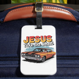 ビンテージ・ムダスルカー イェス様がハンドルを握れ ラゲッジタグ