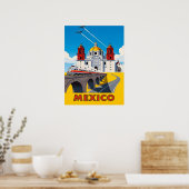 ビンテージ メキシコ 旅行 ポスター (キッチン)
