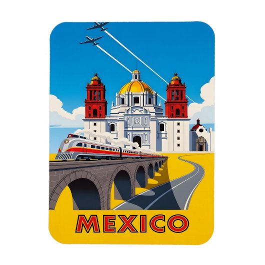 ビンテージ メキシコ 旅行 マグネット (縦)