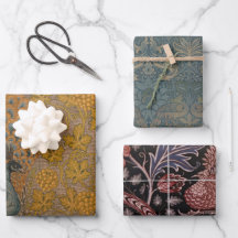 ビンテージ モリス バーズ 孔雀 ツル ワシ ニワトリ