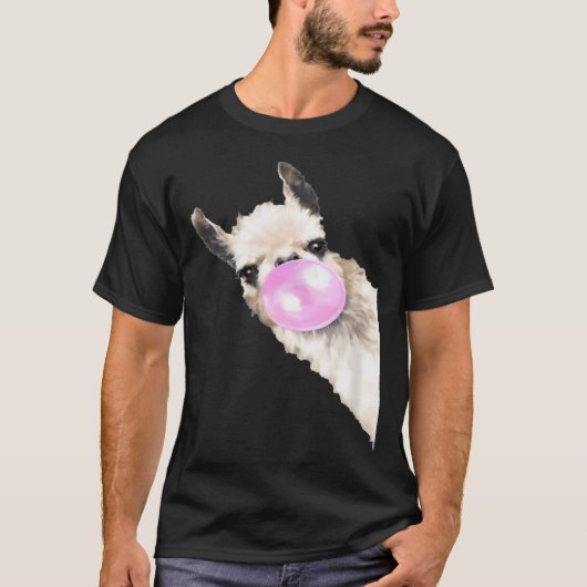 ビンテージ ラマ 女性 ラマ 愛好家 向け Tシャツ (正面)