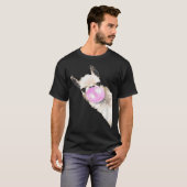 ビンテージ ラマ 女性 ラマ 愛好家 向け Tシャツ (正面フル)