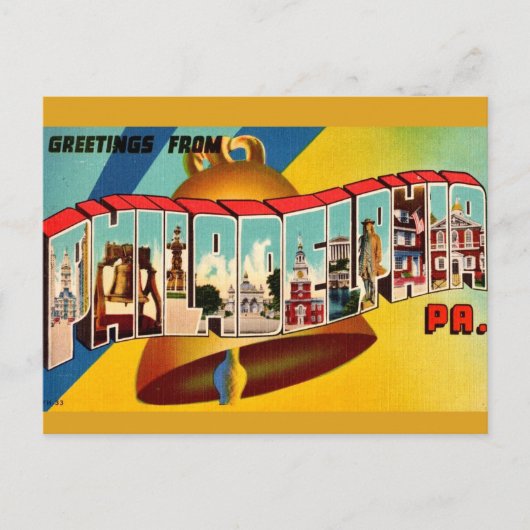 ビンテージ リバティベル ポストカード (正面)