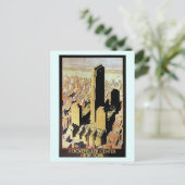 ビンテージ　ロックフェラー・センター　ニューヨークシティ　広告 ポストカード (スタンド正面)