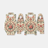 ビンテージ ローズ & バード パターン ロマンティック アールヌーヴォー フェイバーボックス (折り畳みなし)