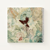 ビンテージ ヴィクトリアン スタイル ノートブック (裏面)