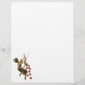 ビンテージ ヴィクトリアン バレンタインデー, スイングに乗る女性 チラシ (裏面)