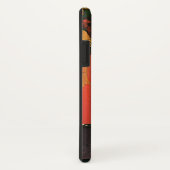 ビンテージ 動物、エレガントな白猫、秋の花 Case-Mate iPhoneケース (裏面/右)