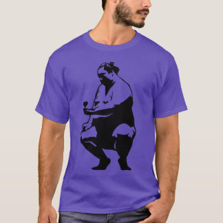 ビンテージ 恋する座るすもう Tシャツ