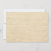 ビンテージ　松ぼっくり　ウェディング　招待状 招待状 (裏面)