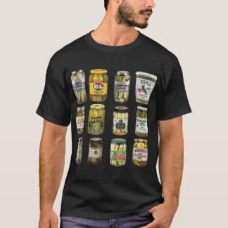 ビンテージ 缶詰めきゅうり ファミリー Tシャツ