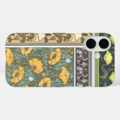 ビンテージ 花卉 アールヌーボー ポピー 花 Case-Mate iPhoneケース (裏面 (横))