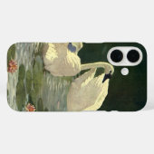 ビンテージ 野生動物 鳥 ビクトリア調の白鳥 Case-Mate iPhoneケース (裏面 (横))