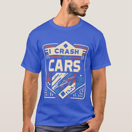 ビンテージ I Crash Cars Tシャツ (正面)