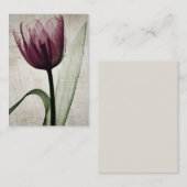ビンテージ X 線チューリップ ノートカード (正面/裏面)